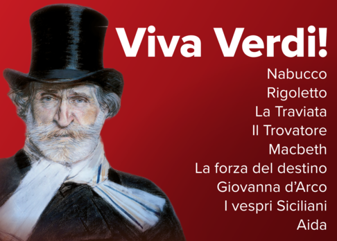 Das Konzert Viva Verdi! im KKL Luzern, Tonhalle Zürich & Casino Bern | © Obrasso Concerts