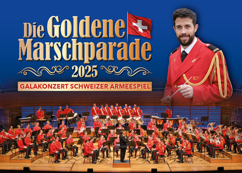 Die goldene Marschparade 2025 im KKL Luzern und Casino Bern | © Obrasso Concerts